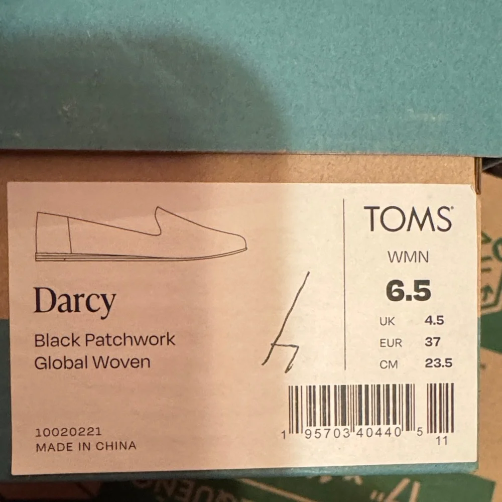 TOMS Darcy Women's Multicolor Patterned Loafers
